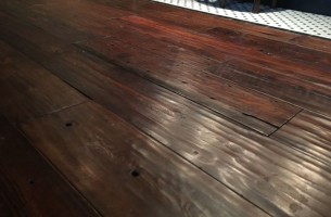 Textured Wood Floor with Character
