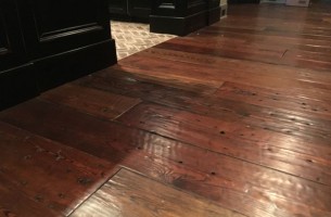 Textured Hardwood Floor