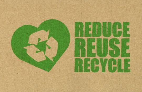 Reduce Reuse Recycle Sign
