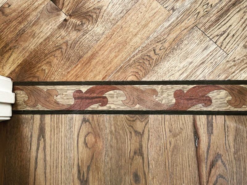 Decorative Wooden Transition inlaid Border