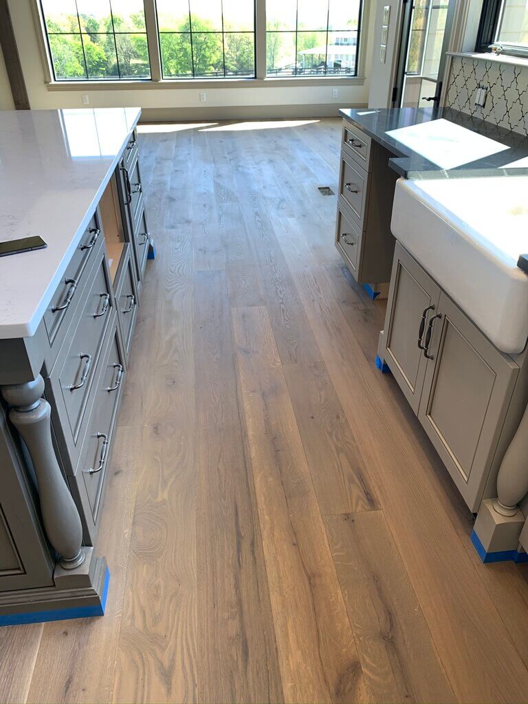 Hardwood Floor in Kitchen