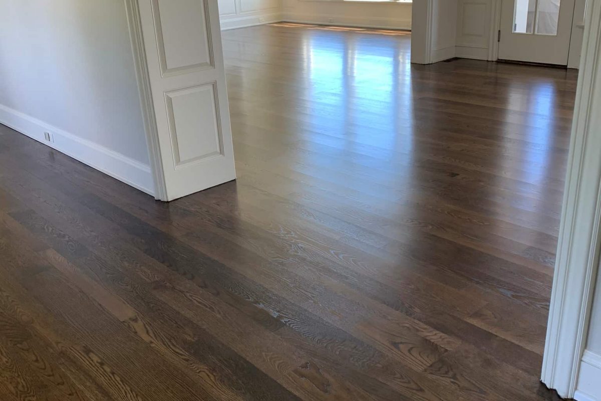 White Oak stained with polyurethane in Bearden TN